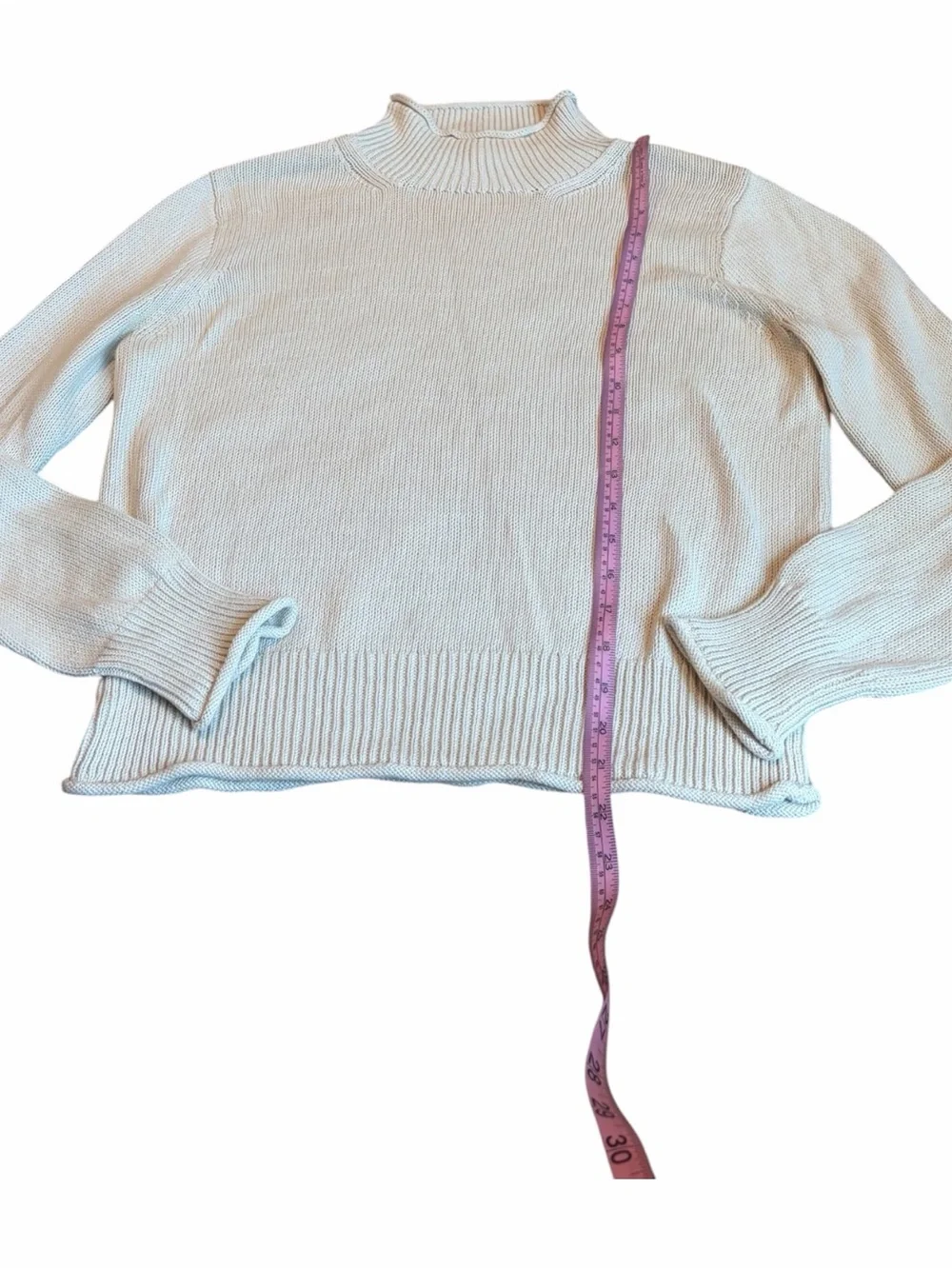 J. CREW beige sweater